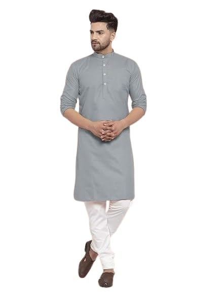 Simple Stright Plain Kurta for Mens-picture-39
