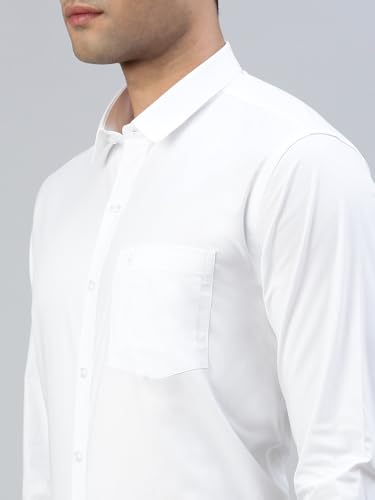 Image of RAMRAJ COTTON Men Full Sleeve Shirt | Prestigious Fit | Elegant Daily Formal Wear
