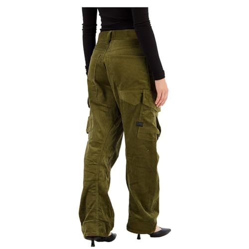 Miniatura 5 de G-Star Para Mujer Cargo Cord 3d Boyfriend Pants, Verde Dark Olive D23221-D405-C744 , 25