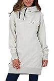 Absolut entspannt und unheimlich lässig - das kurze Sweatkleid Hooded Longsweat von Alife and Kickin