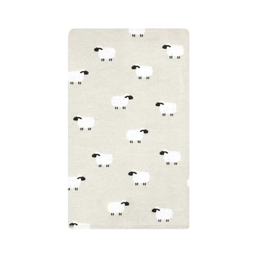 Image of Hudson Baby Unisex Baby Flannel Burp Cloth 10pk, Taupe Sheep, One Size