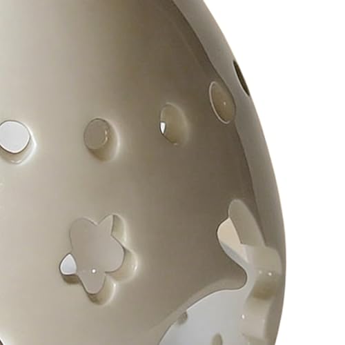 Lampe de table en forme de lapin en céramique blanche pour illuminer votre cheminée - 7