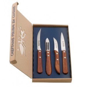 Couteau de cuisine LA FOURMI COFFRET X4 PALIS UTIL OFFICE+EPLUCHEUR+EPLUCHETTE+TOMATE code 2951