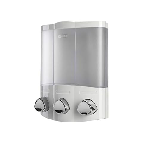 Croydex PA660722 Euro Soap Dispenser Trio White Cover