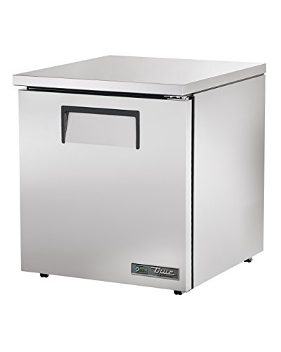 True TUC-27-LP-HC Undercounted Low Profile Solid Door Refrigerator with Hydrocarbon Refrigerant, 31.875