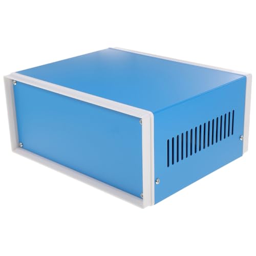 Kisangel Caja Eléctrica Metálica para Proyecto 120x320x268 Mm, Carcasa de Metal Resistente Tornillos Incluidos, Caja de Conexiones Exterior para Instalaciones Eléctricas y Proyectos