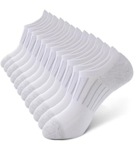 BAMBOO COOL No Show Socks Men Low Cut Ankle Short Socks for Men Casual Athletic Socks with Non Slip Grip