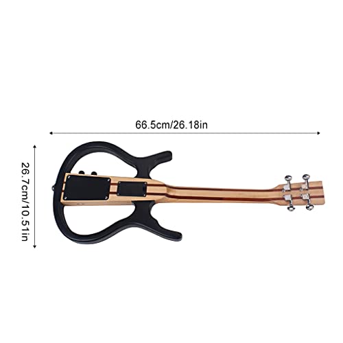 lmoikesz Ukulélé électronique Rechargeable 4 Cordes Guitare en Bois Double Sortie Audio - Les Beatles, Paul McCartney, John Lennon, RIngo Starr, George Harrison lmoikesz Ukulélé électronique Rechargeable 4 Cordes Guitare en Bois Double Sortie Audio – Image 8