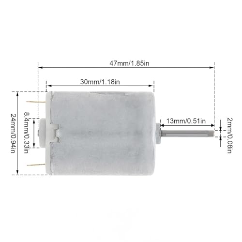 Micro moteur R280 DC 12-24V pour pompe à eau et instrument de beauté - 3