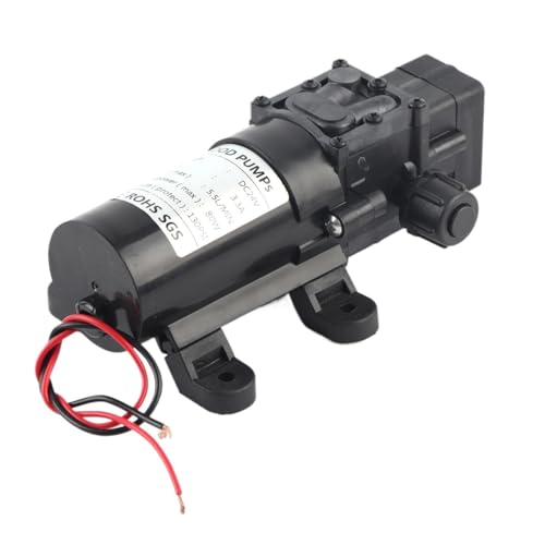 Pompe à eau auto-amorçante à membrane 24 V CC 80 W 5,5 L avec pressostat automatique