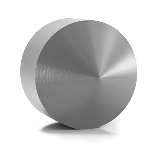 Image of PACLOCK's 9-Series Patented Cone Puck w /Tapped Holes, High Security Rotating Disc, Manufacturer-Controlled Key Assigning, Exclusive Key Number, Keyed Differently w / 1 Key, Silver