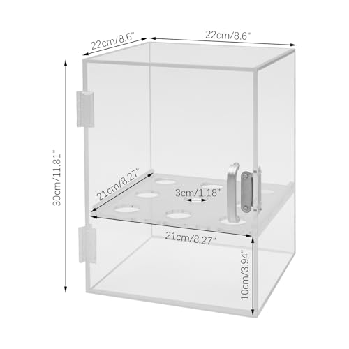 Présentoir à cornets de glace acrylique 9 trous pour buffet traiteur