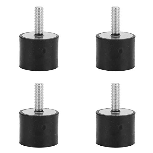 Rubber Vibration Absorber, Rubber Mount, Wear Resistance Heat Resistance Automotive Industry Fitness Equipment Heavy Machinery for Shockproof Products(VE25*20 M6*18)’