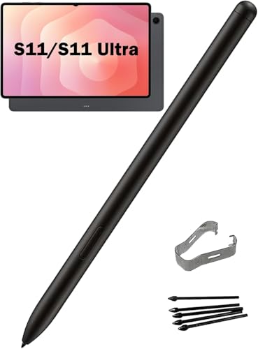 Stylet Galaxy Tab S11 Noir sans Bluetooth pour Tablettes Samsung Ultra Toutes Versions