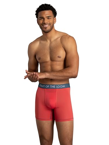Image of Fruit of the Loom Men's Getaway Boxer Briefs, Lightweight Breathable Fabric, Quick Dry & Odor Control