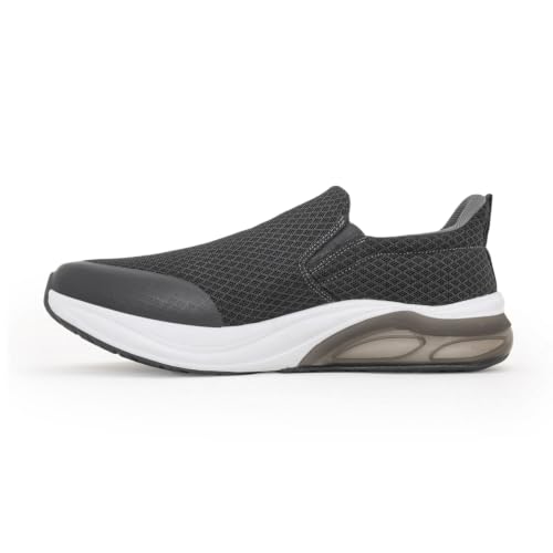 Image of Red Tape Men's Walking Shoes Dark Grey Mesh TPU Round Toe Slipon