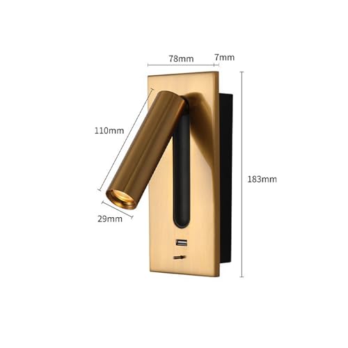 Apliques de pared LED plata con luz cálida e interruptor giratorio 2