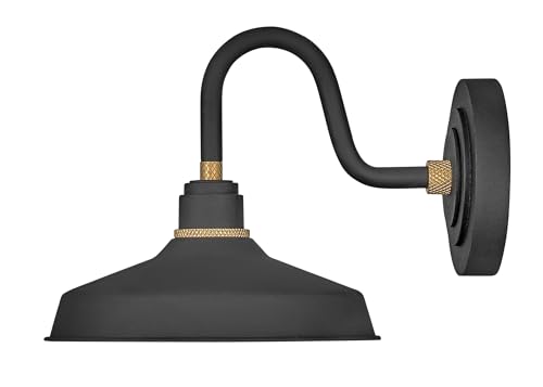 Hinkley Foundry Classic 10231TK Small Gooseneck Barn Light - Knurled