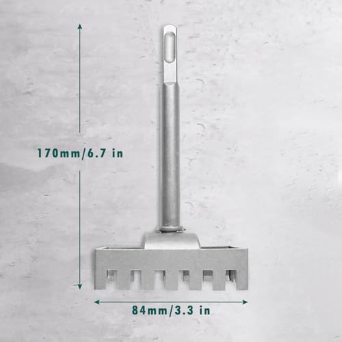 Image of Square Hole Cutter for Electrical Box, Portable Rectangle Slot Cutter, Alloy Steel Electric Concrete Saw, Fast-Cutting One Step Hole Tool, for Brick Concrete Cement Stone