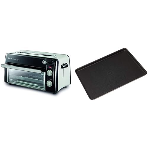 Tefal Toast n 'Grill TL6008 | Grille-pain et mini-four 2 en 1 | Très économe en énergie et rapide & Perfectbake Plaque A Pâtisserie Chocolat 38x28 cm Aluminium 100% Tefal Toast n 'Grill TL6008 | Grille-pain et mini-four 2 en 1 | Très économe en énergie et rapide & Perfectbake Plaque A Pâtisserie Chocolat 38x28 cm Aluminium 100%
