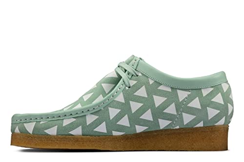 Clarks Men's Wallabee Shoes Made in Portugal Mint Suede US4