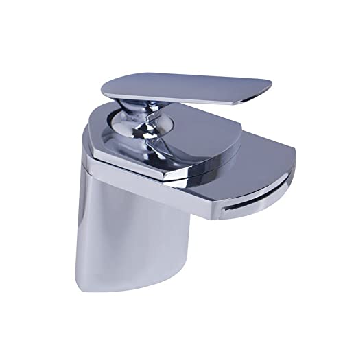 GXRQLHYZ Choices Juego de grifos baño DS-8326 Caño Cascada Mezclador frío y Caliente Grifos latón Macizo Mezcladores
