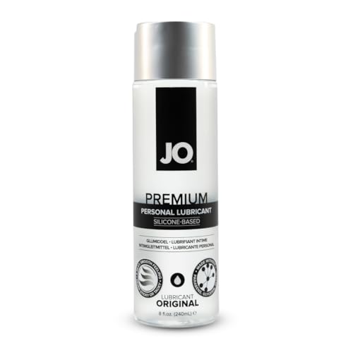 JO Premium Silicone Lube – Long-Lasting Silicone-Based Personal Lubricant for Sex, Intimacy & Anal Play – 8 fl oz