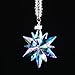XIANGBNA 125 Annual Edition Christmas Crystal Star Snowflake Ornaments (125 Colorful) (Colorful)