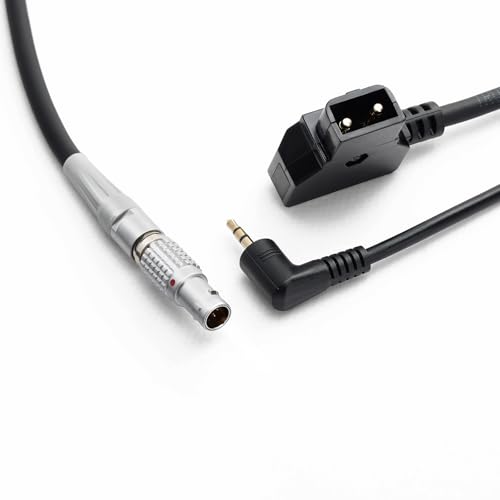 ZBLZGP Run/Stop FX6 - Cable de alimentación de arranque para Sony CineAltaB Burano ARRI Cforce RF Hi5 Motor/Cmotion Crro CAM 7 pines a Dtap y LANC 2,5 mm - imagen 3