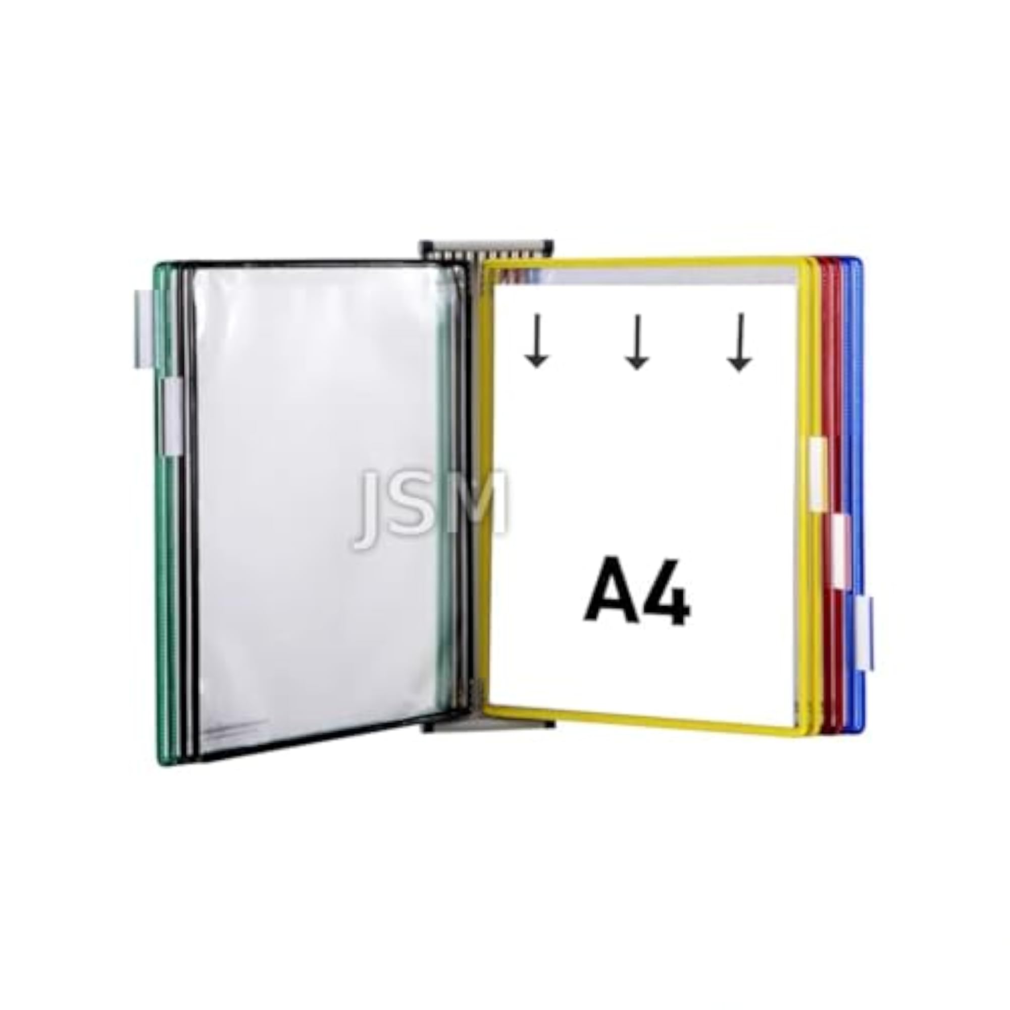 Wall Hanging File Organizer with 10 A4 Size Folders