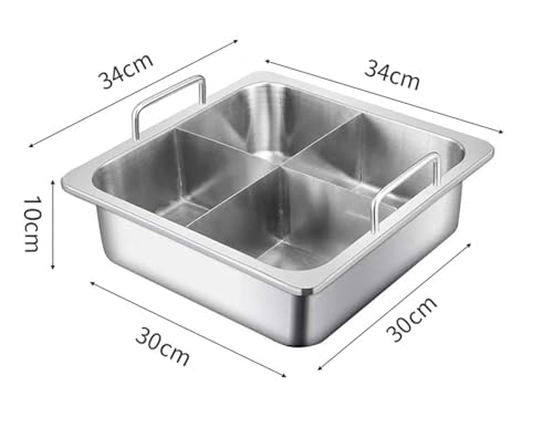 Olla Hot Pot con Divisor de Acero Inoxidable para Cocina miniatura 4
