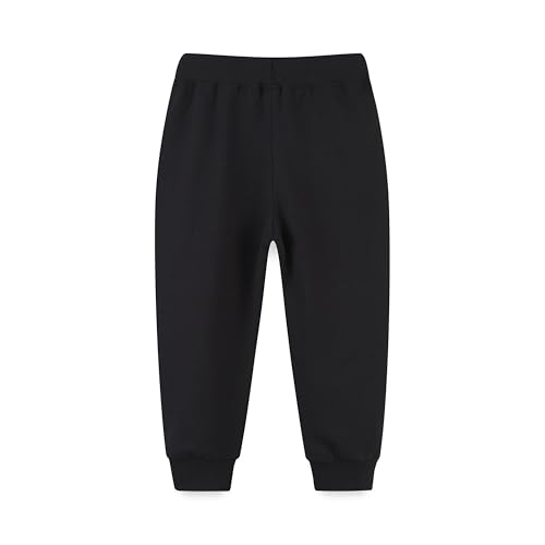 AMIYAN Toddler Sweatpants Boys Cotton Pants with Pocket and Decorative Drawstring Joggers Pants for Kids 2-7Y2