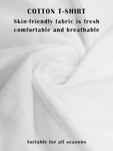 Funny Men's T-Shirts Crew Neck Short Sleeve Cartoon Graphic Tees4