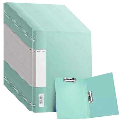 Classeur à pince double clip métal vert pour document 21,6 x 27,9 cm