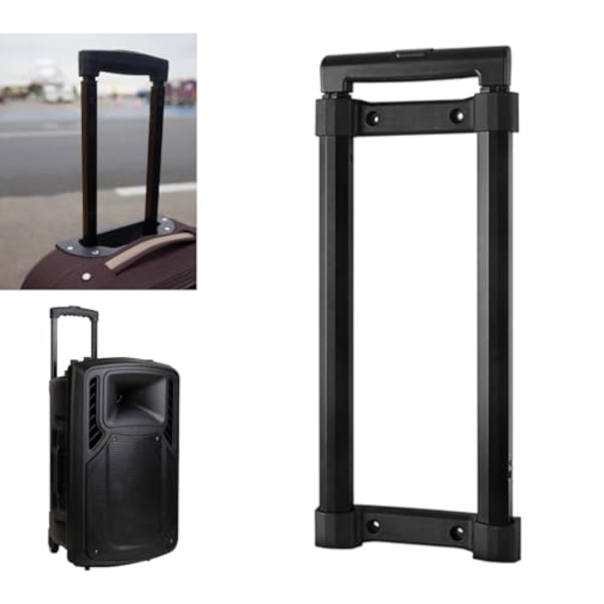 Stylish Telescoping Handle Trolley Luggage Pull Drag Rod