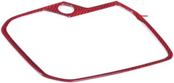New Protective Carbon Fiber Gear Box Inside Cover Compatible with BMW X3M 2022-2023 (Red)