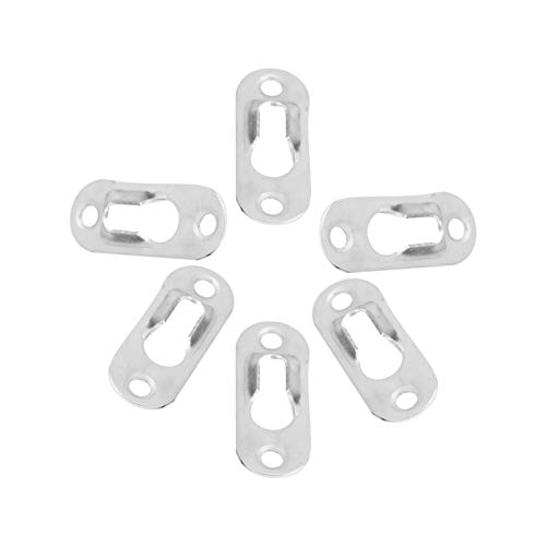 Image of Frame Hangers 40Pcs D-Ring Picture Hangers Mirror Hanging Hardware Keyhole Hanger Fasteners for Picture Frames