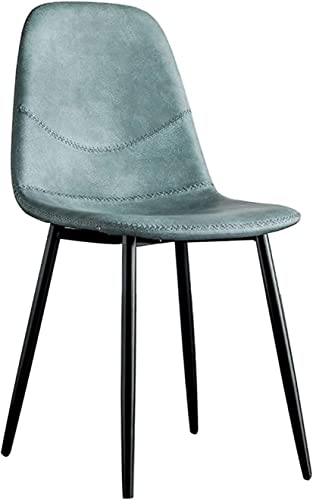 Chaise de bureau de réception moderne en cuir avec piétement robuste en fer forgé - 2