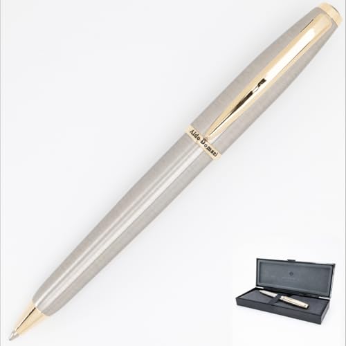 Finition Métal Brossé pour le Stylo Bille Luxe Monteverde Anti Fatigue