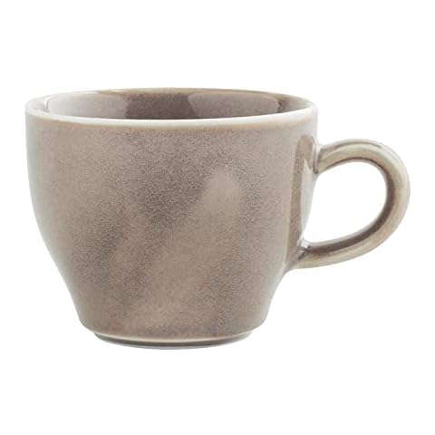 KAHLA 1T5125A93022W Homestyle Cappuccinotasse Italiano 0,18 l desert sand rustikales Geschirr aus Porzellan mit Steingut- und Keramiklook dickwandige Kaffeetasse dicke Tasse 180 ml rund grau Cover
