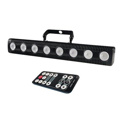 Luminária de Parede com 8 LEDs RGBW para Uso Interno