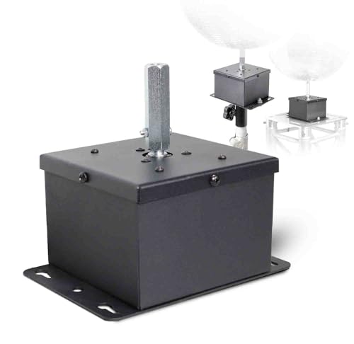 Prox X-MOTOS-BL MOTOS Universal Upright Mirror Ball Oscillating 1RPM Motor – Mounts up to 30' Mirror Balls Black Finish