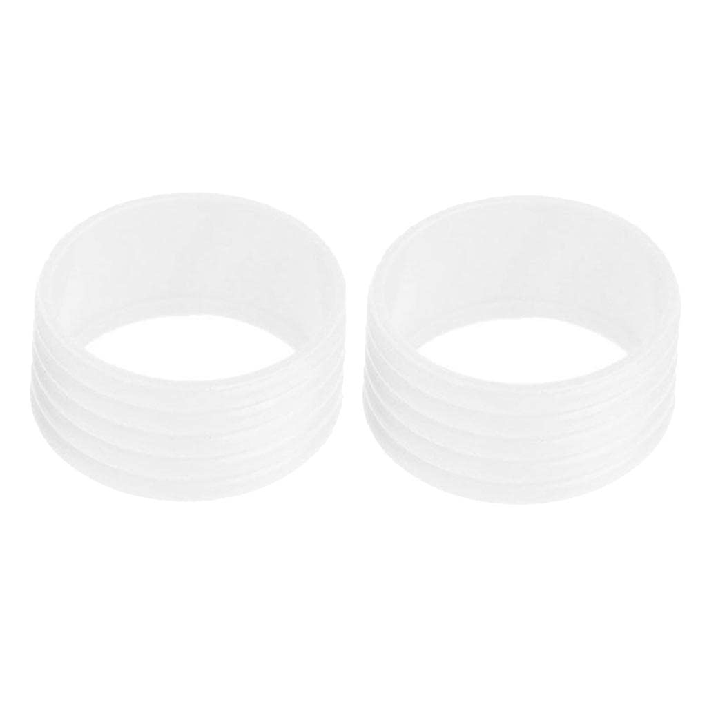 UJEAVETTE® 2Pcs Silicone Tennis Racket Grip Ring Racquet Handle Overgrip Loop White (B0BM47R7TC) Amazon Price History, Amazon Price Tracker