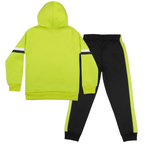 Image of Marvel Avengers Spider-Man Black Panther Miles Morales Boys 2-Piece Fleece Sets, Fleece Hoodie and Pants Bundle Set for Boys