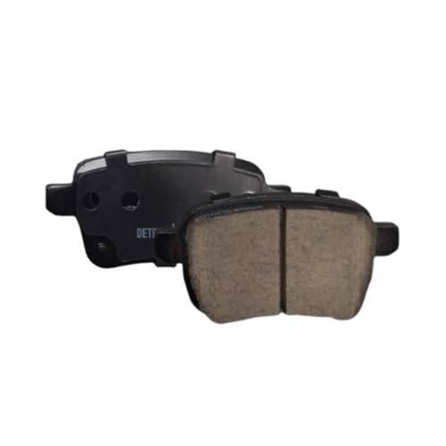 Image of Detroit Axle - Rear Brake Pads for Fiat 2014-2020 500L Ceramic Brake Pads with Hardware 2015 2016 2017 2018 2019 Replacement