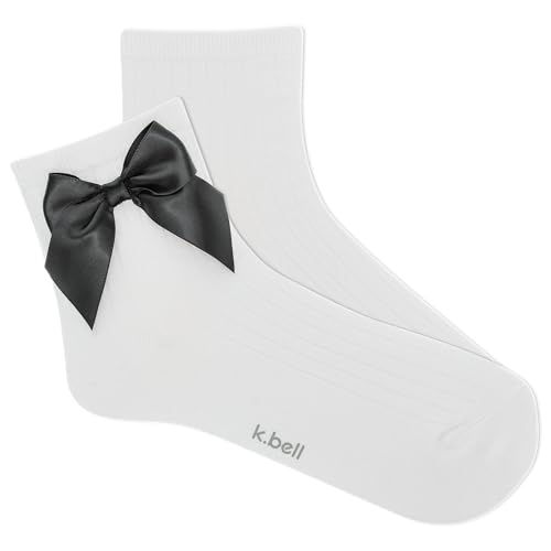 K. Bell Women's Bow Anklet Socks - 1 Pair Pack - Cute and Comfortable Fashion