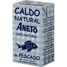 Caldo de Pescado Líquido para Cocina – Pack de 2 Litros (2 Bricks de 1L) – Base Marina Natural para Paellas, Fideuás y Sopas de Marisco – Listo para Usar – Sabor Intenso y Tradicional