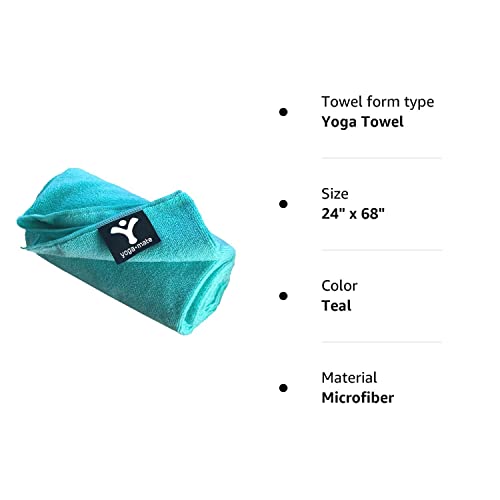 Yoga · Mate Perfect Yoga Towel Super Soft, Sweat Absorbent, Non-Slip Bikram Hot Yoga Towels | Best Size For Mat - Ideal For Hot Yoga & Pilates! #TOP5