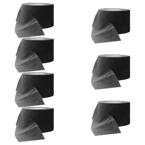 Bandes de cou en papier noir indispensables pour une coupe propre en salon de coiffure