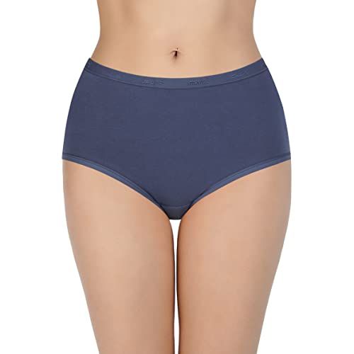Image of Amante Solid Cotton Full Brief Panty Pack(Pack of 3)